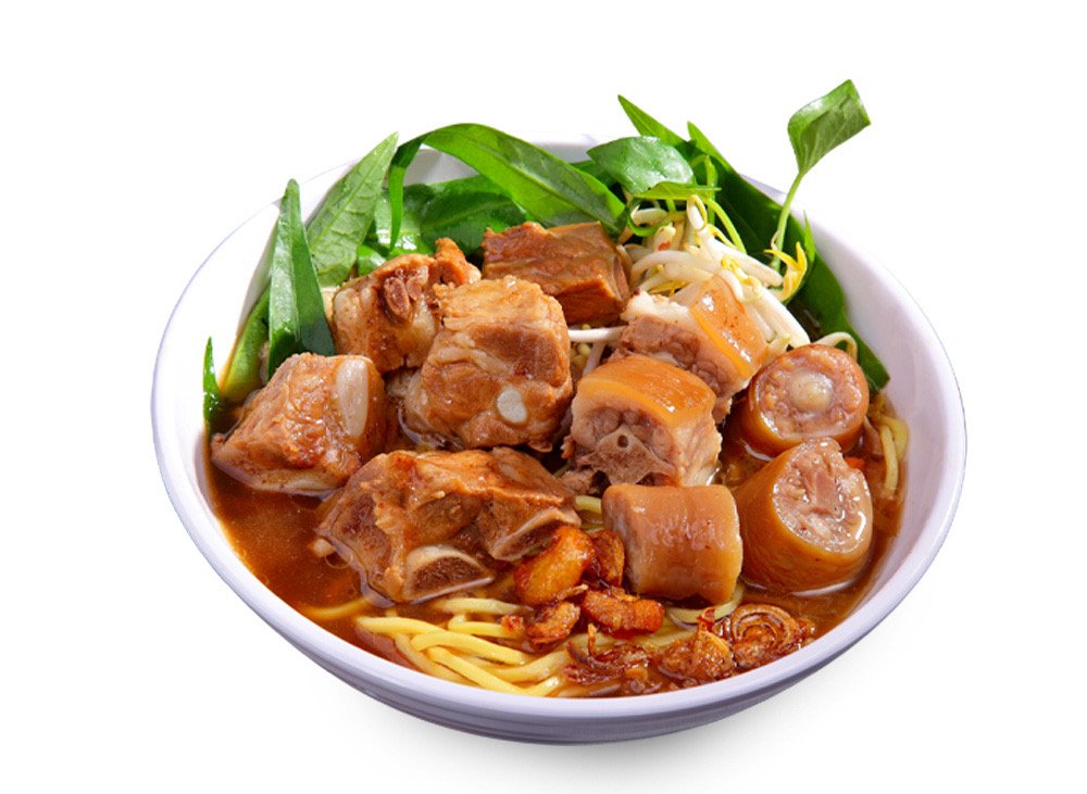 Pork Ribs + Pig's Tail 排骨猪尾面